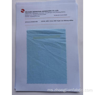 100% Nylon 360T Triple Line Ribstop Taffeta